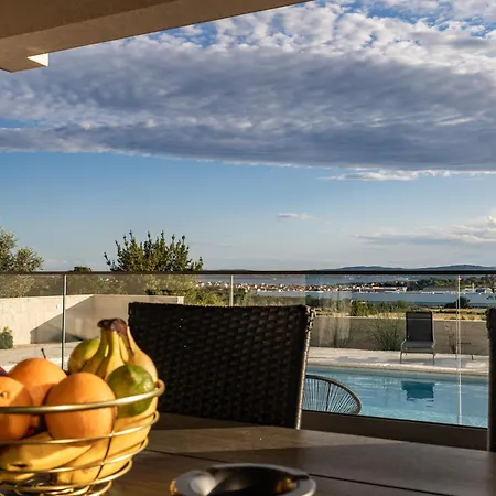 Panoramica W Balcony And Swimming Pool Zadar